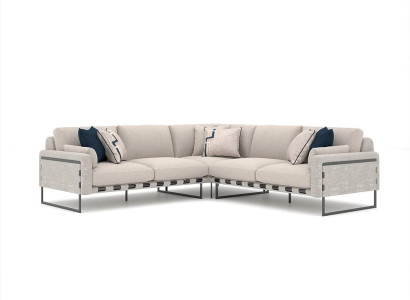 Corner sofa L-shape Sofa Couch Design Living room Upholstery Textile new Corner Suite